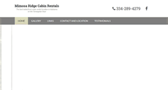 Desktop Screenshot of mimosaridge.com